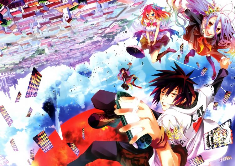 Fonds d'cran Manga No Game No Life Their fall