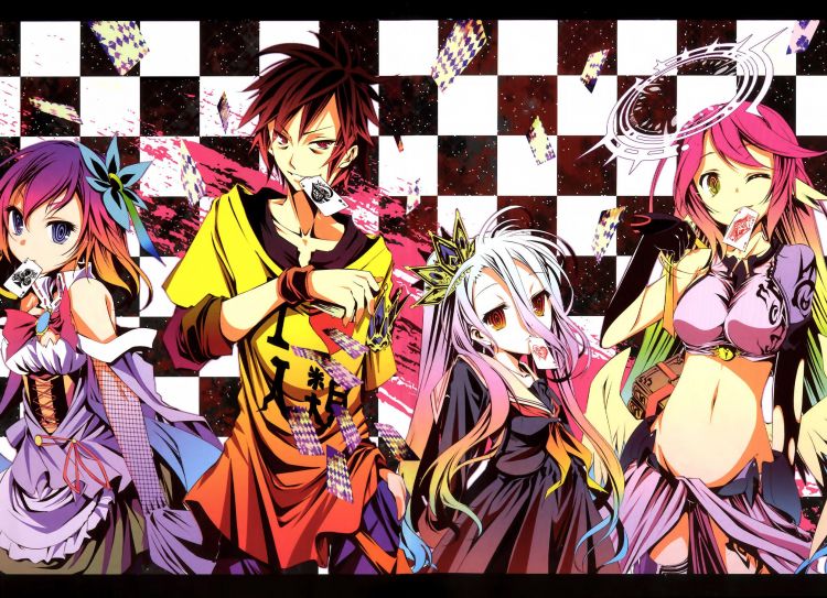 Fonds d'cran Manga No Game No Life Sora's crew