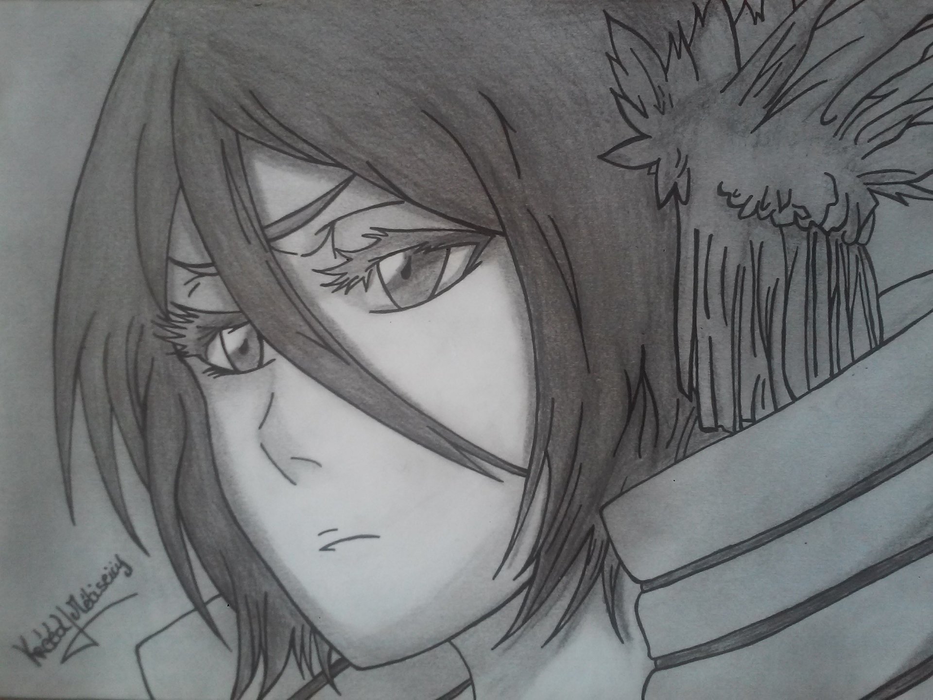 Fonds d'cran Art - Crayon Manga - Bleach rukia kuchiki