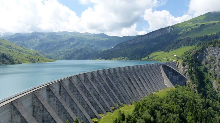 Wallpapers Constructions and architecture Dams - Locks Barrage de Roselend