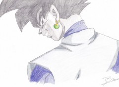  Art - Pencil Black Goku