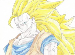  Art - Pencil Goku - SSJ3