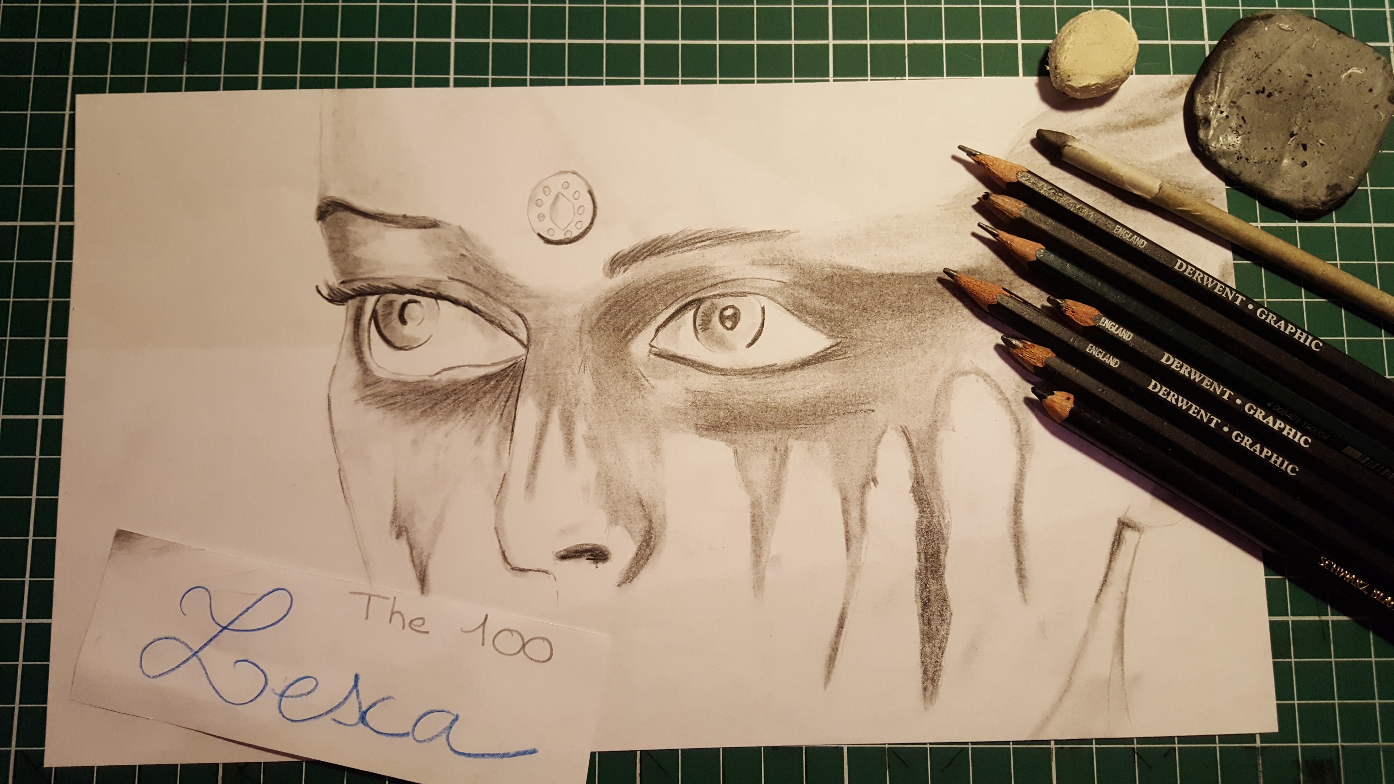 Wallpapers Art - Pencil Portraits Lexa Kom Trikru