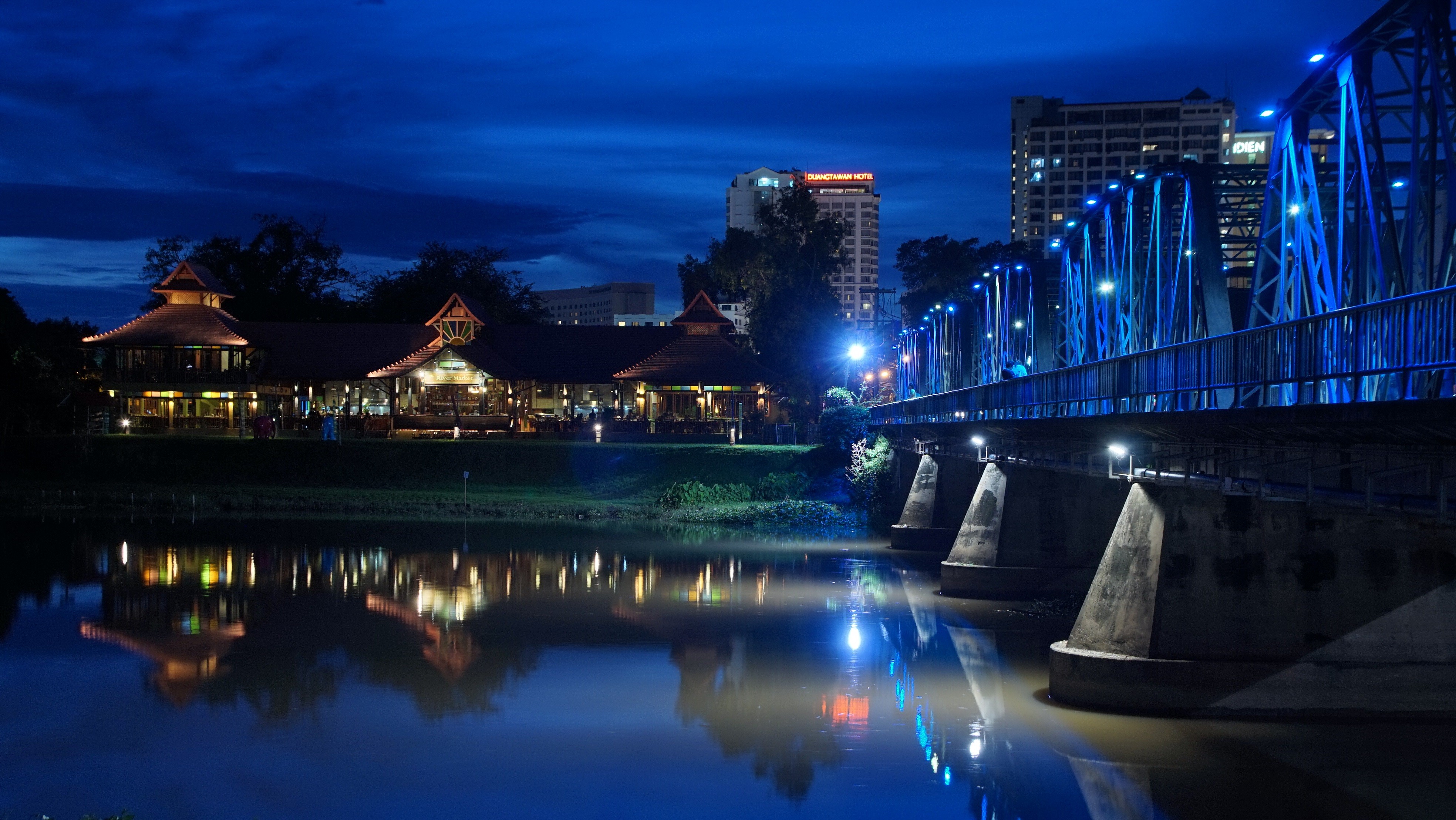 Wallpapers Trips : Asia Thailand Iron Bridge at Chiang Mai