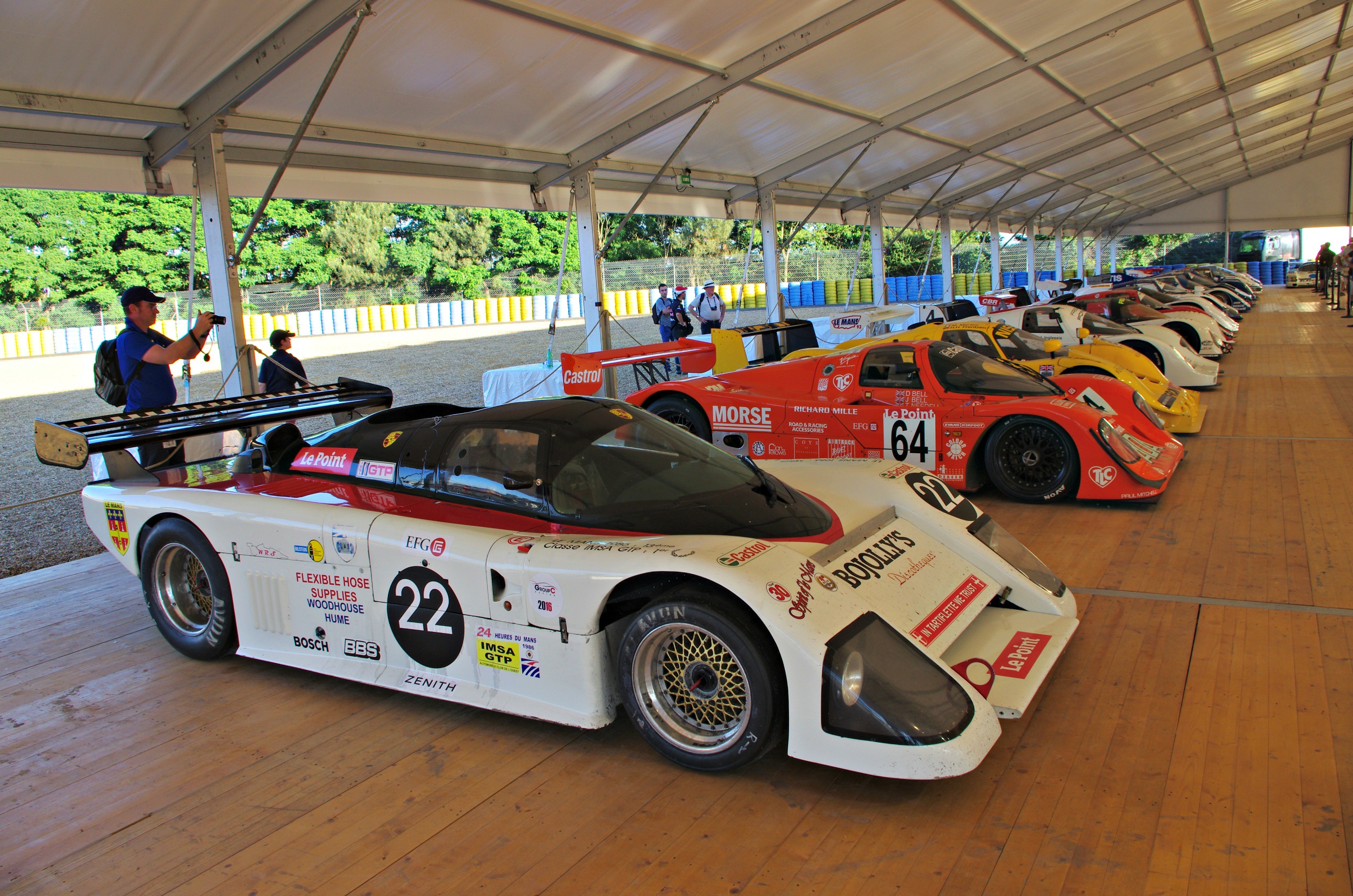 Fonds d'cran Voitures Voitures de course expo Groupe C Le Mans classic juillet 2016