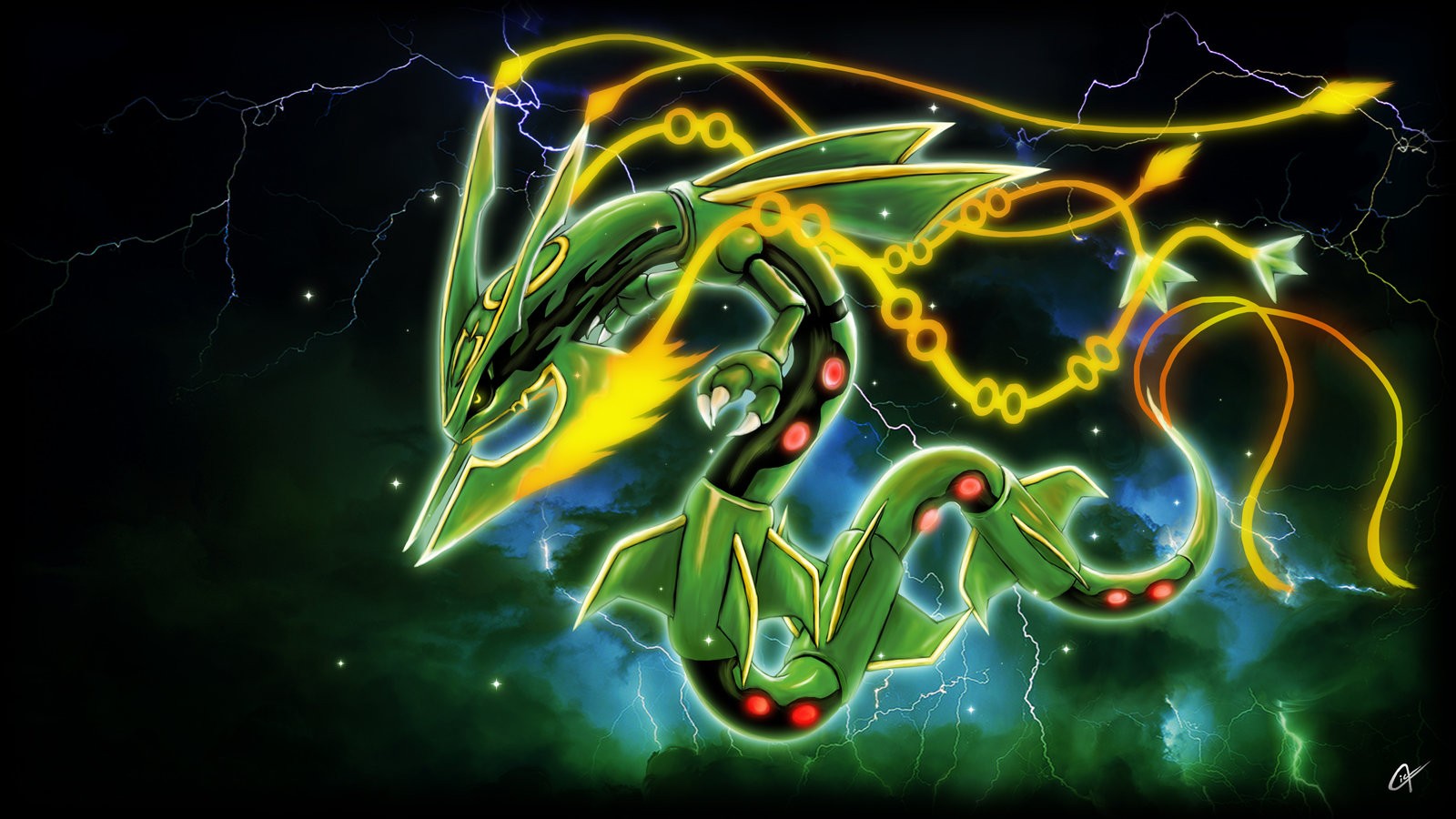 Wallpapers Video Games Pokemon Mega Rayquaza