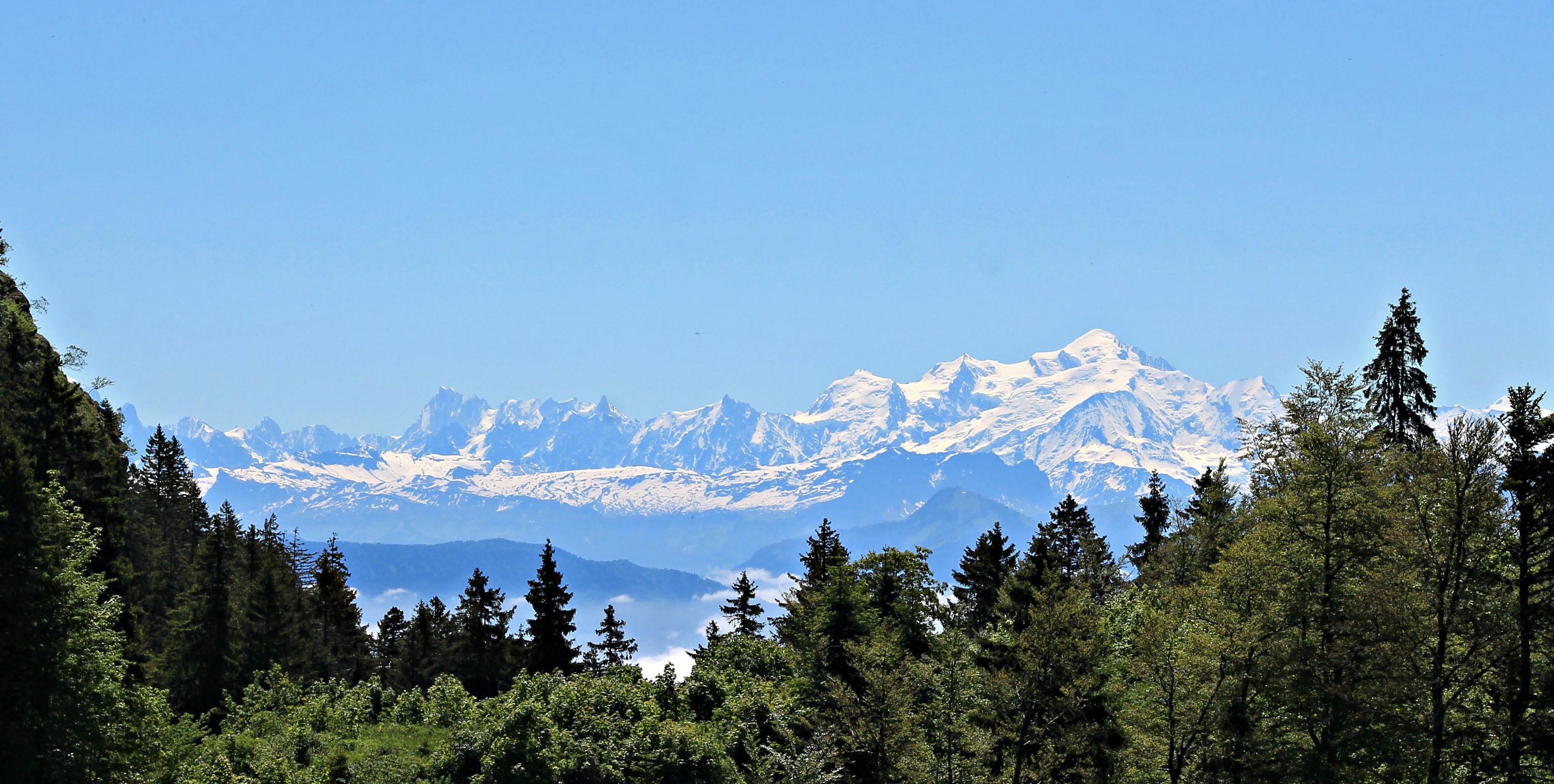 Wallpapers Nature Mountains le  massif du mont blanc