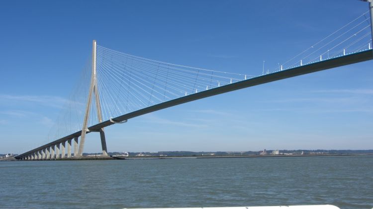 Wallpapers Constructions and architecture Bridges - Aqueduct pont de normandie