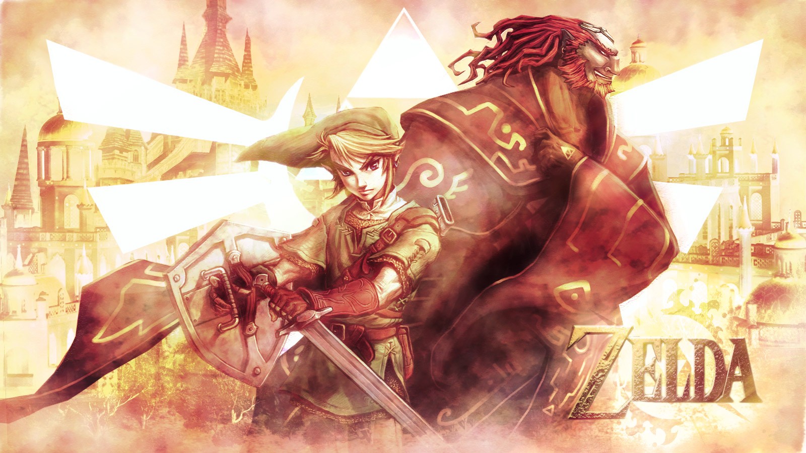 Wallpapers Video Games Zelda Zelda. Link and Ganondorf