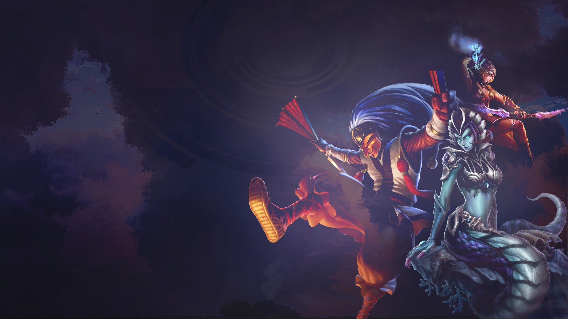 Wallpapers Video Games League of Legends - Clash of Fates Shaco Cassio Ashe