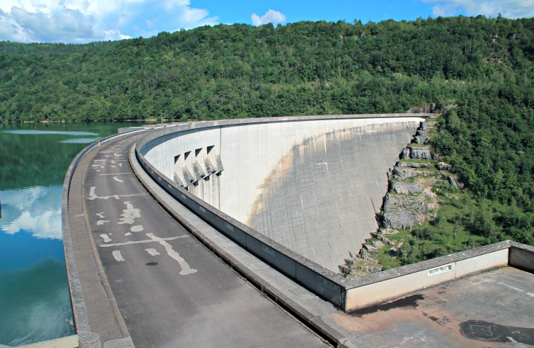 Wallpapers Constructions and architecture Dams - Locks barrage de vouglans