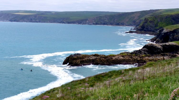 Fonds d'cran Voyages : Europe Grande-Bretagne La cte  proximite de Port Isaac (Cornwall)