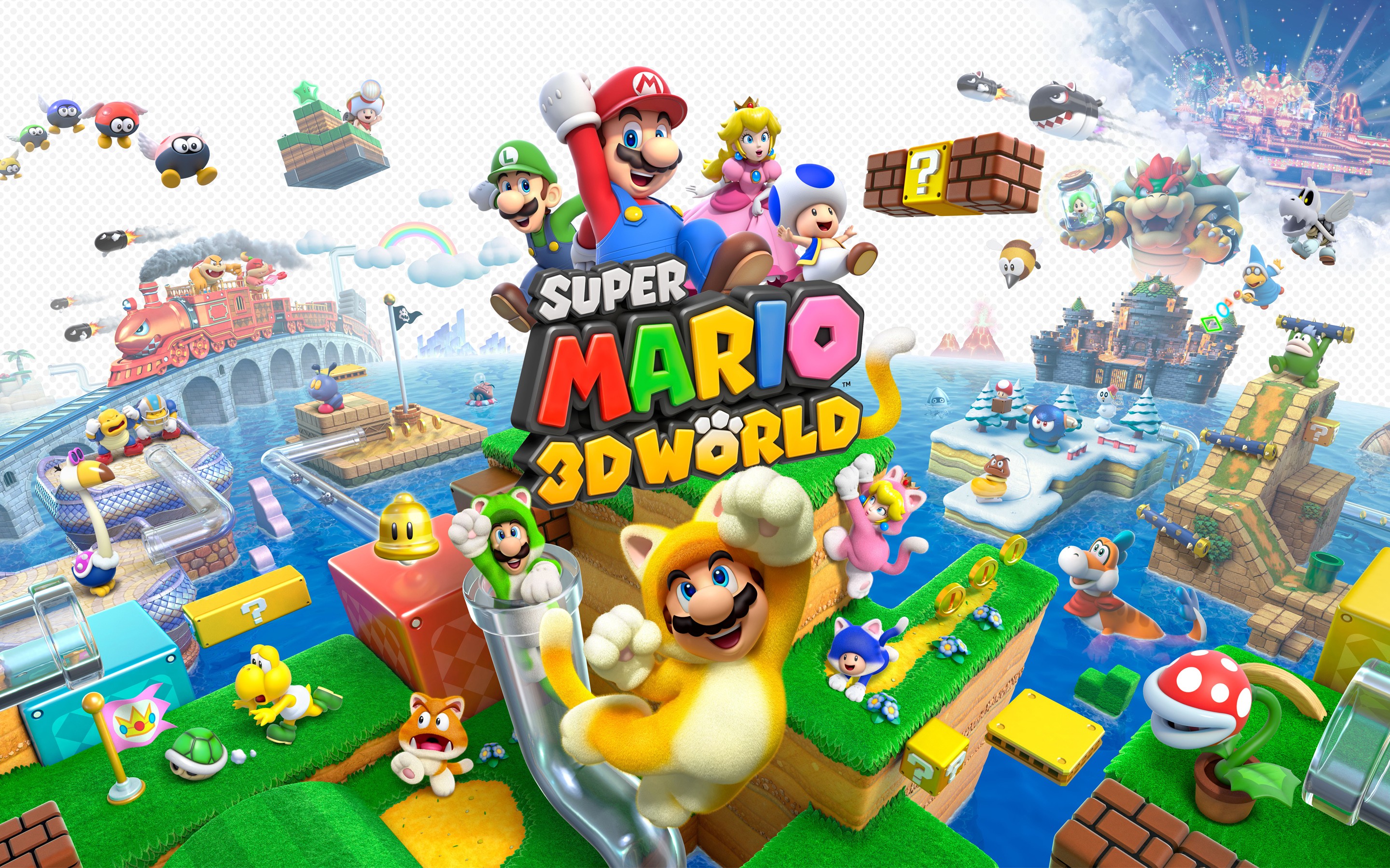 Fonds d'cran Jeux Vido Super Mario 3D Land 