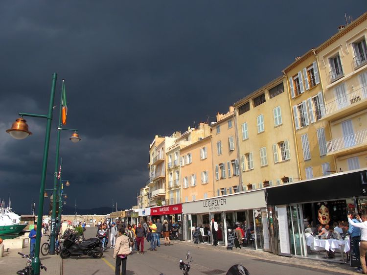 Wallpapers Constructions and architecture Harbours - Docks Avant l'orage