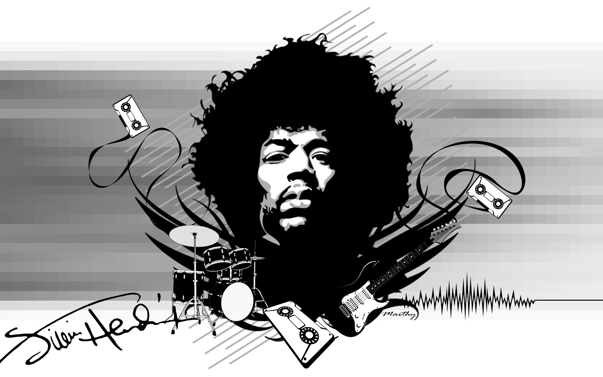 Fonds d'cran Musique Jimi Hendrix Jimy Hendrix