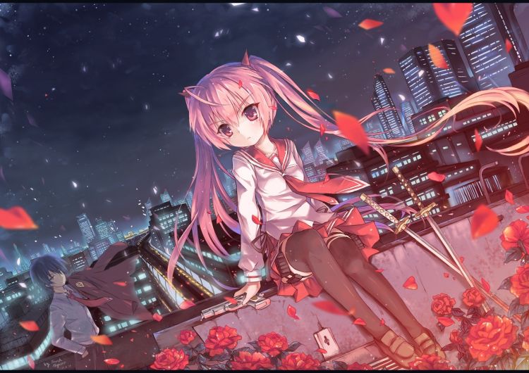 Wallpapers Manga Miscellaneous - Girls anime girl