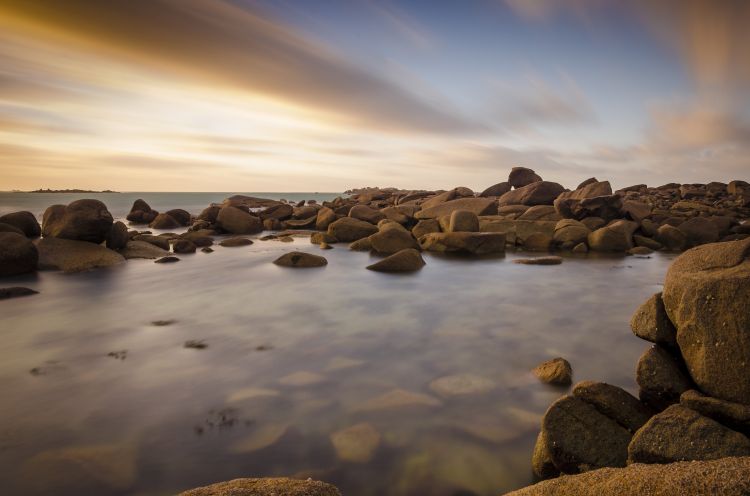 Fonds d'cran Nature Mers - Ocans - Plages Granit Rose