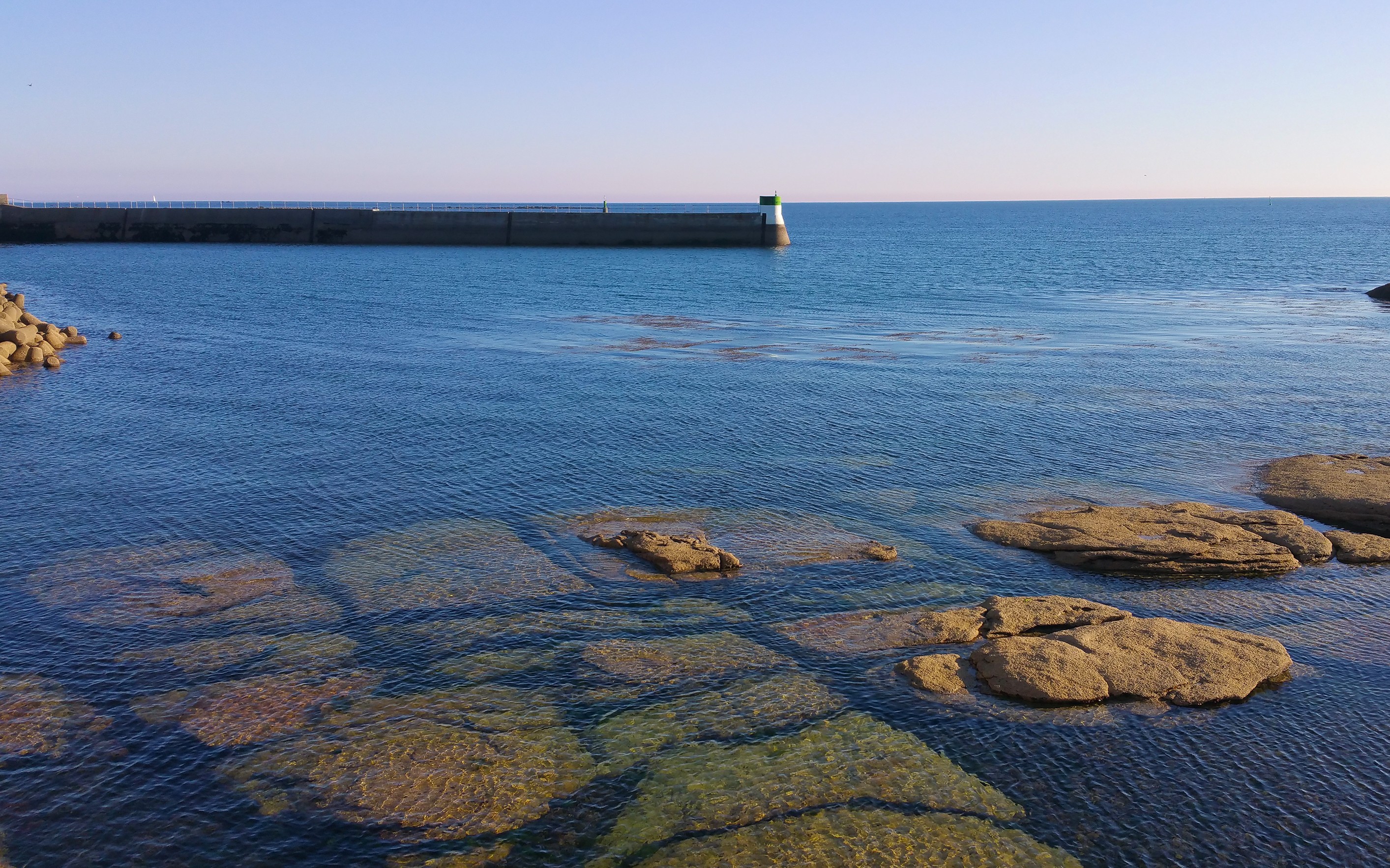 Fonds d'cran Nature Mers - Ocans - Plages Jetée en mer