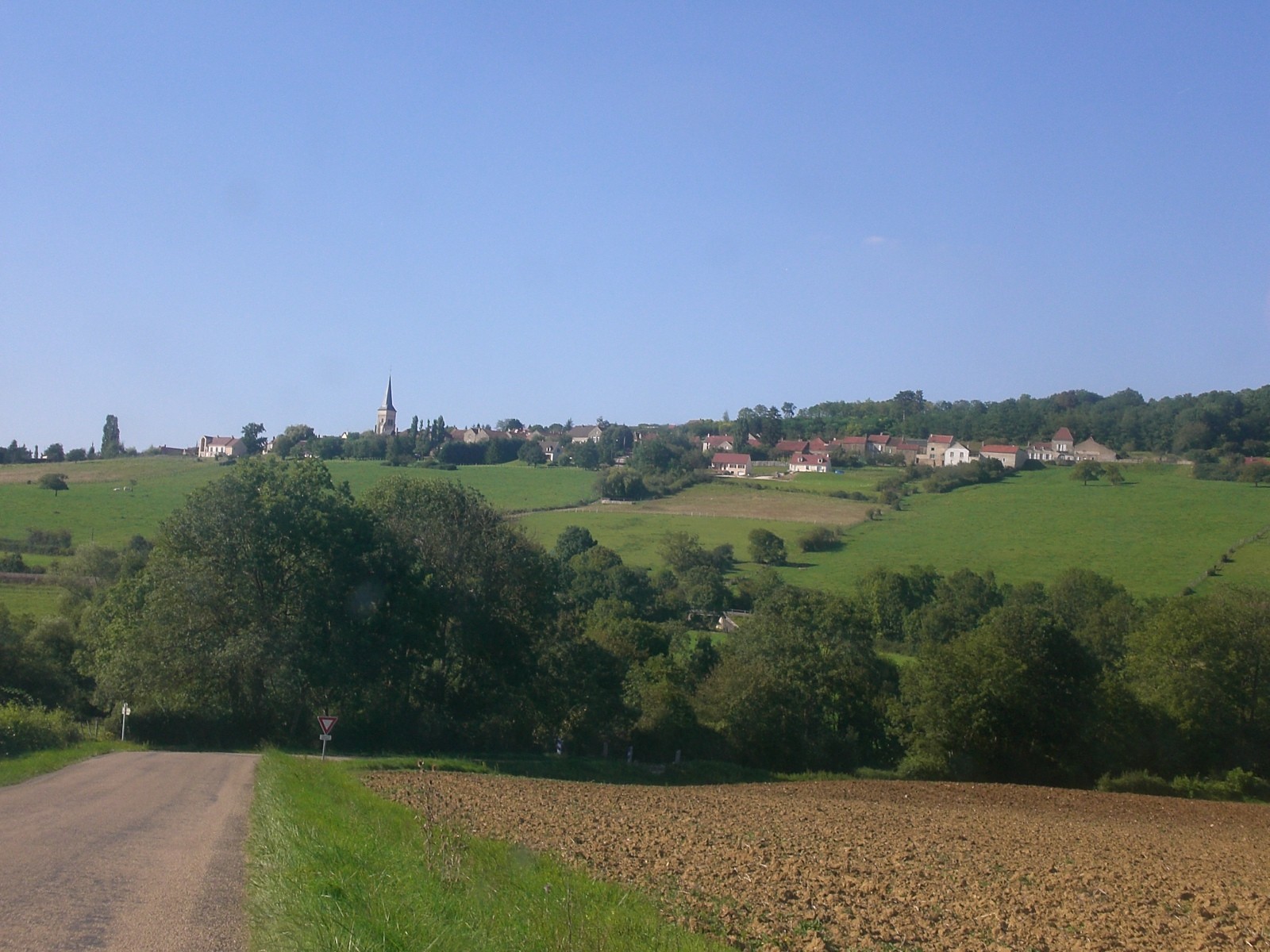 Fonds d'cran Nature Paysages Vue sur Annay-la-Cte (89)