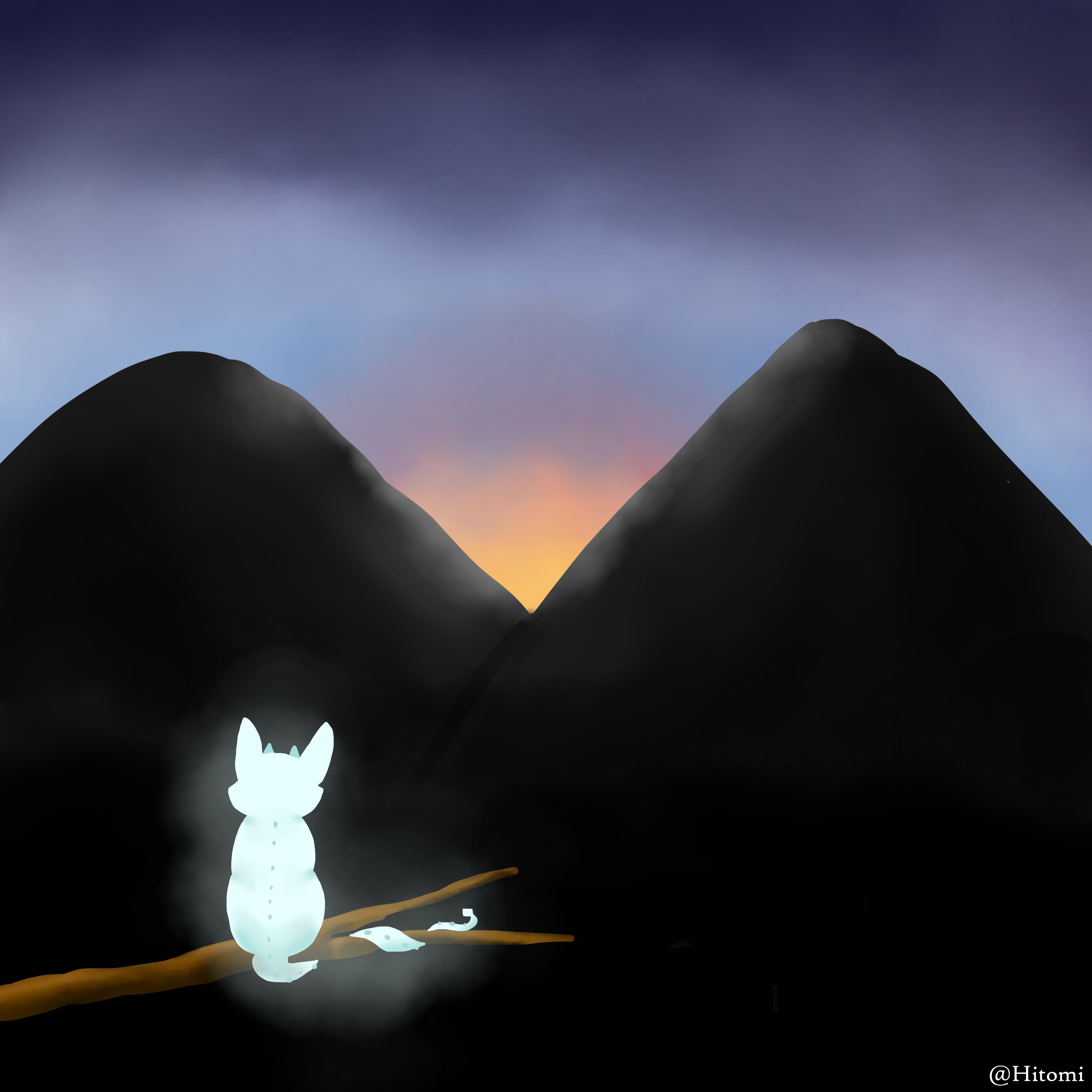 Fonds d'cran Art - Numrique Animaux Fanart Ori and the blind forest