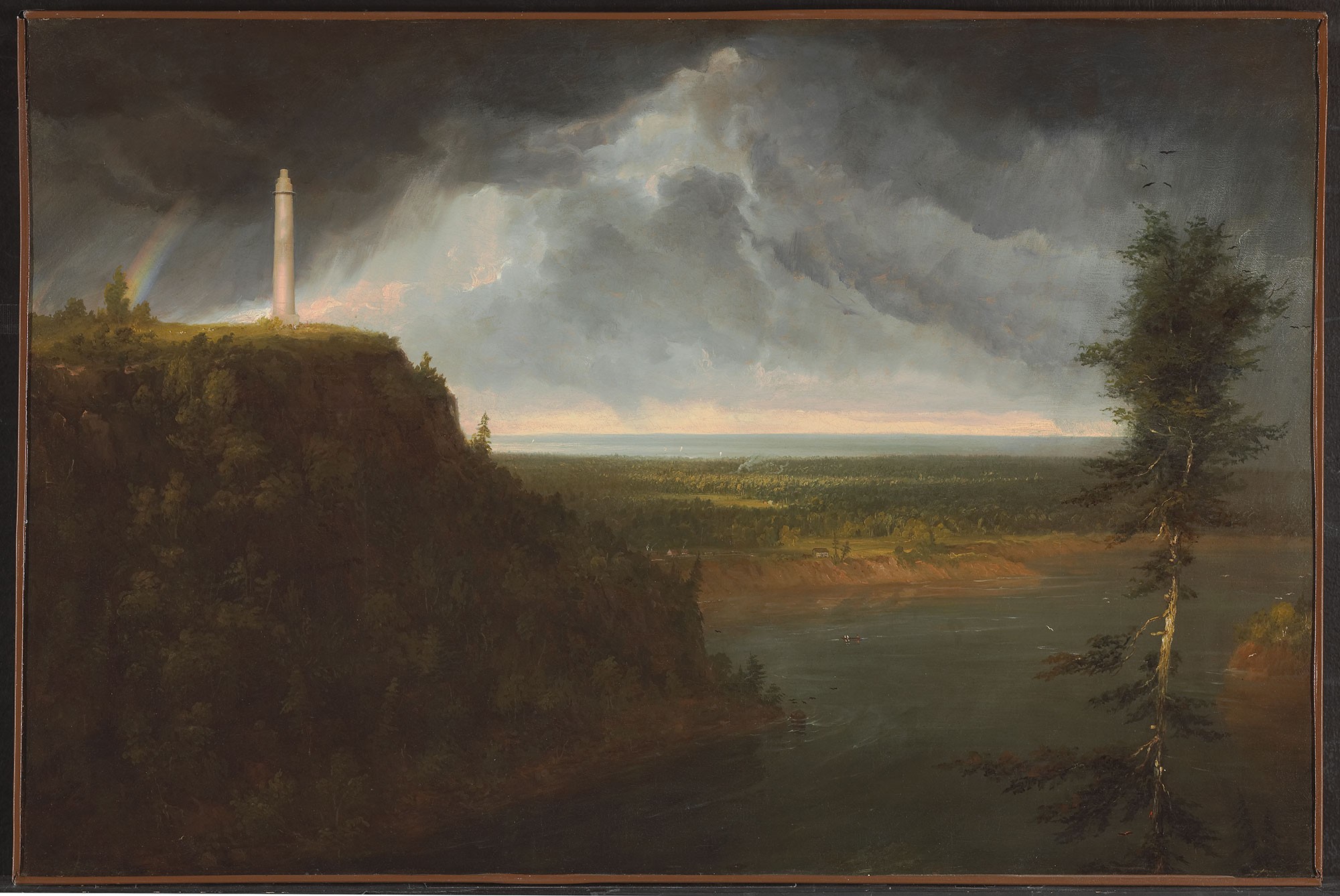 Fonds d'cran Art - Peinture Paysages Divers La Tombe du gnral Brock, Queenston Heights, Ontario - 1830 - Thomas Cole