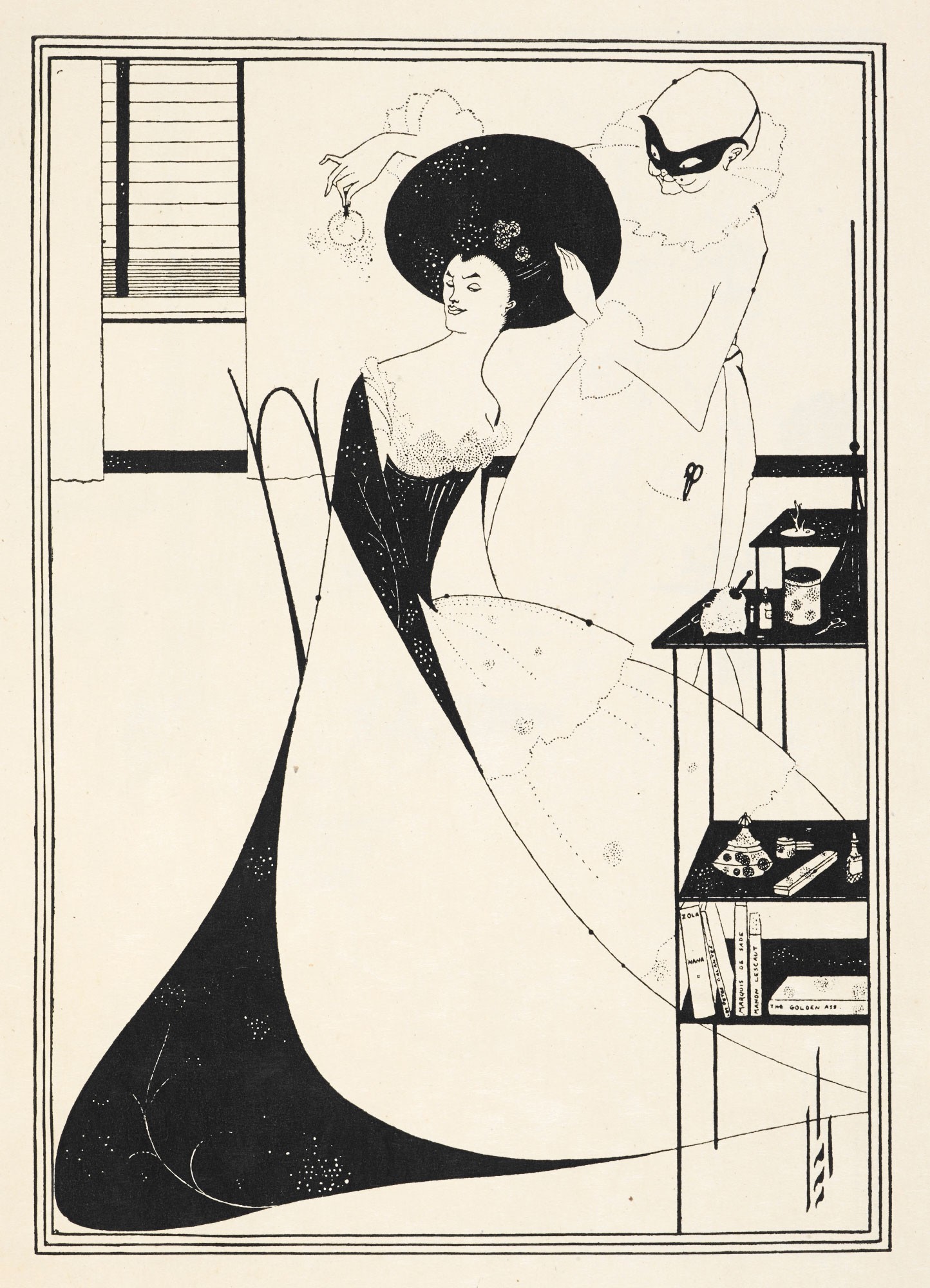 Wallpapers Art - Painting Characters Salomé (La Toilette 2)- 1906 - Aubrey Beardsley