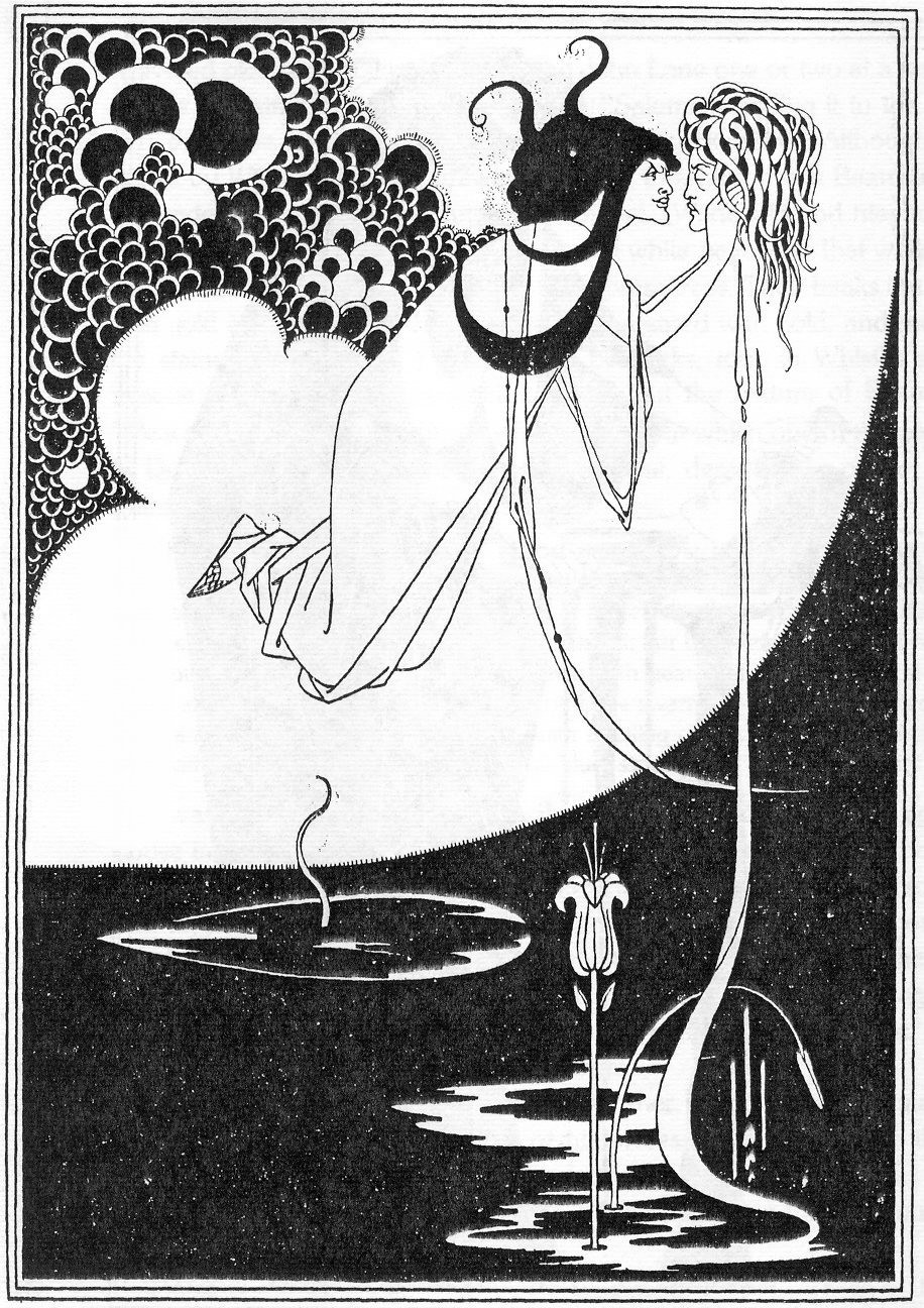 Fonds d'cran Art - Peinture Personnages Salom (Le Baiser) - 1906 - Aubrey Beardsley