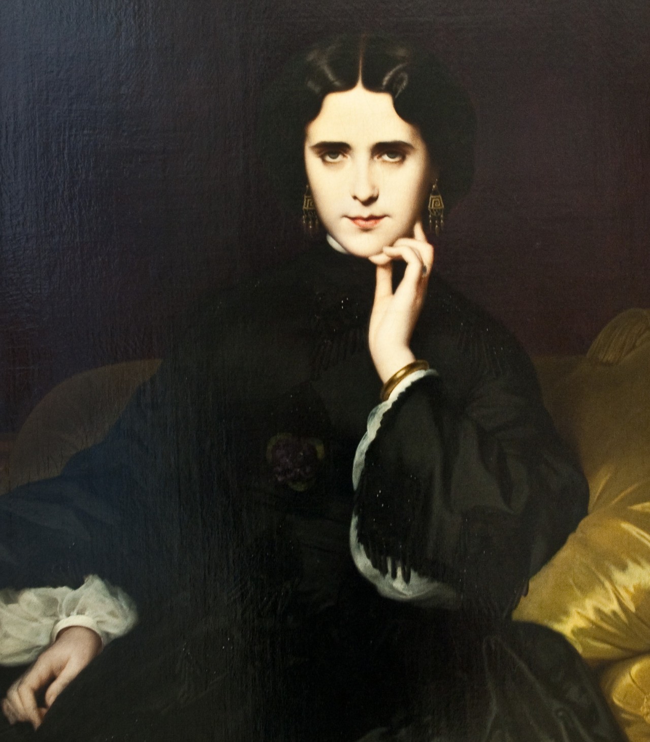 Fonds d'cran Art - Peinture Portraits - Visages Jeanne Detourbay, future comtesse de Loynes - 1862 - Amaury Duval