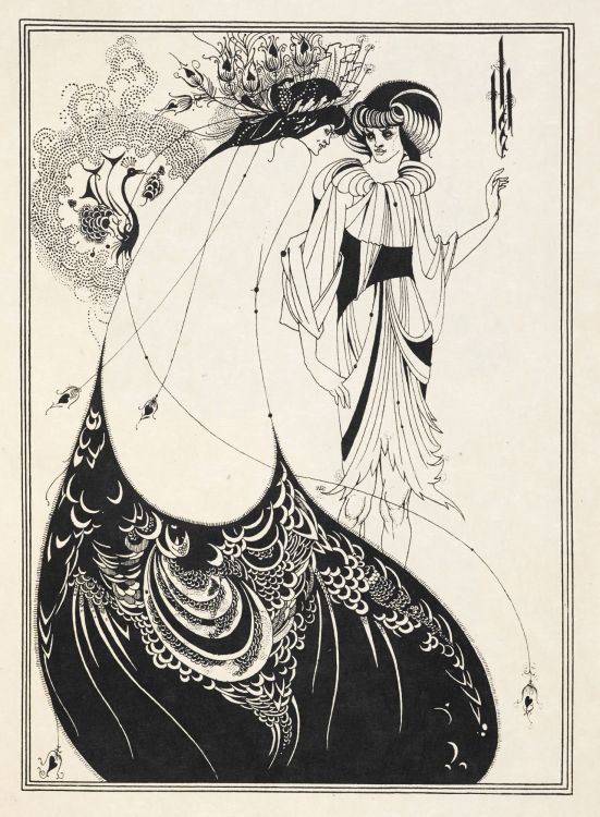 Fonds d'cran Art - Peinture Personnages Salom (Salom et le golier)- 1906 - Aubrey Beardsley