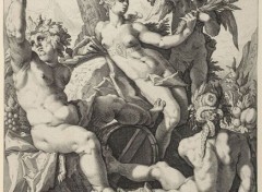  Art - Peinture Srie des thmes mythologiques et allgoriques (Dionysos, Aphrodite, Eros et Crs) - 1588 - Hendrick Goltzius