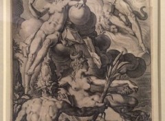  Art - Peinture Srie des thmes mythologiques et allgoriques (Les Quatre Elments) - 1588 - Hendrick Goltzius