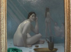 Fonds d'cran Erotic Art Femmes au bain - vers 1898 - Jean-Lon Grme