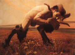  Art - Peinture Le Faune - 1923 - Carlos Schwabe