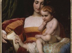  Art - Painting L'enfance de Pic de la Mirandole - 1842 - Paul Delaroche