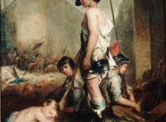  Art - Peinture Les Petits patriotes - 1830 - Philippe Auguste Jeanron