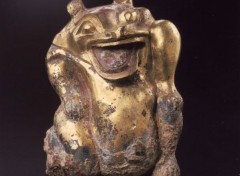  Objets Ours (pied d'cran) - dynastie des Han (206 av.-220 ap. JC) - Anonyme (Bronze dor)