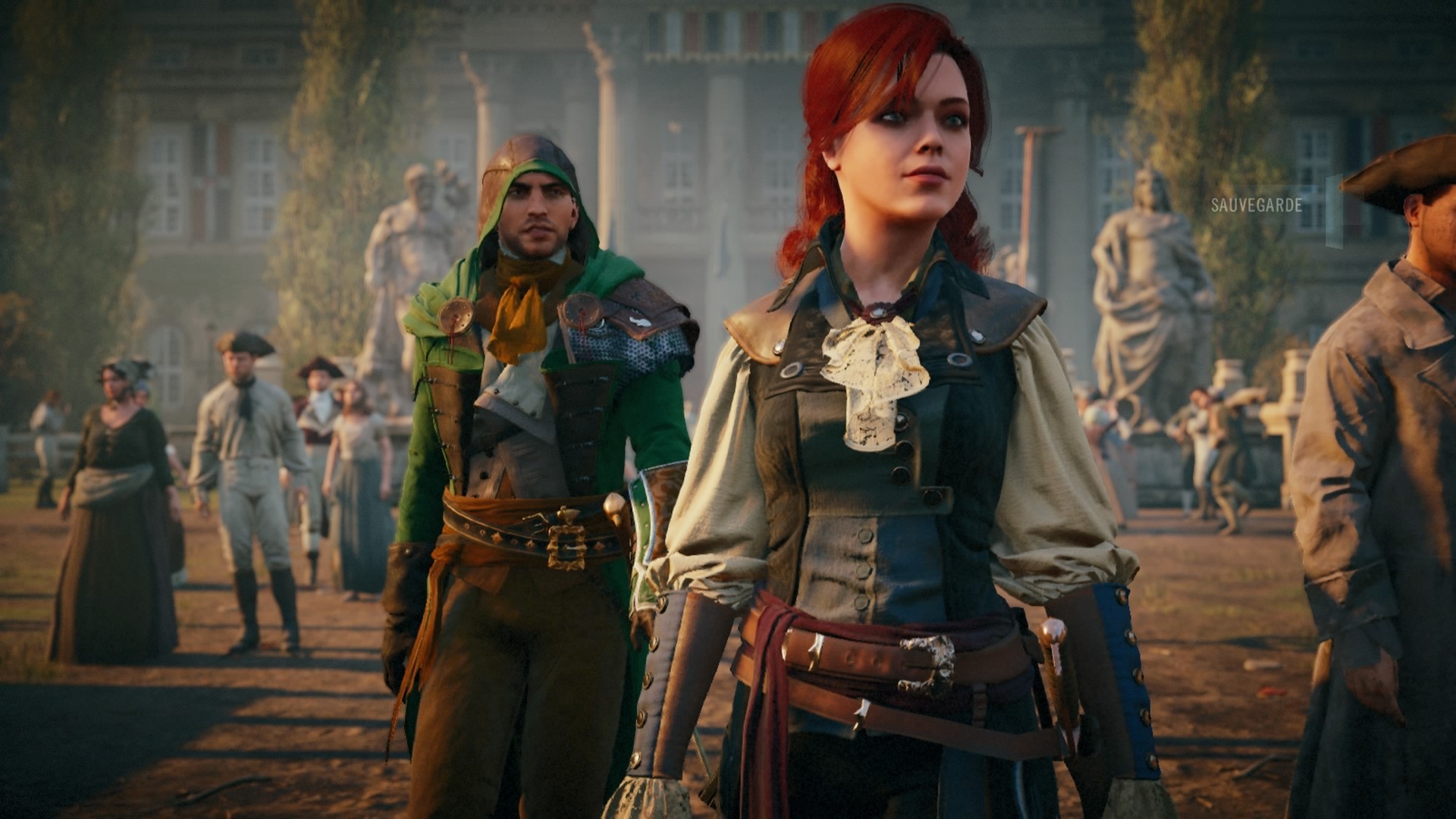 Fonds d'cran Jeux Vido Assassin's Creed : Unity Elise et Arno (Assassin's Creed Unity)