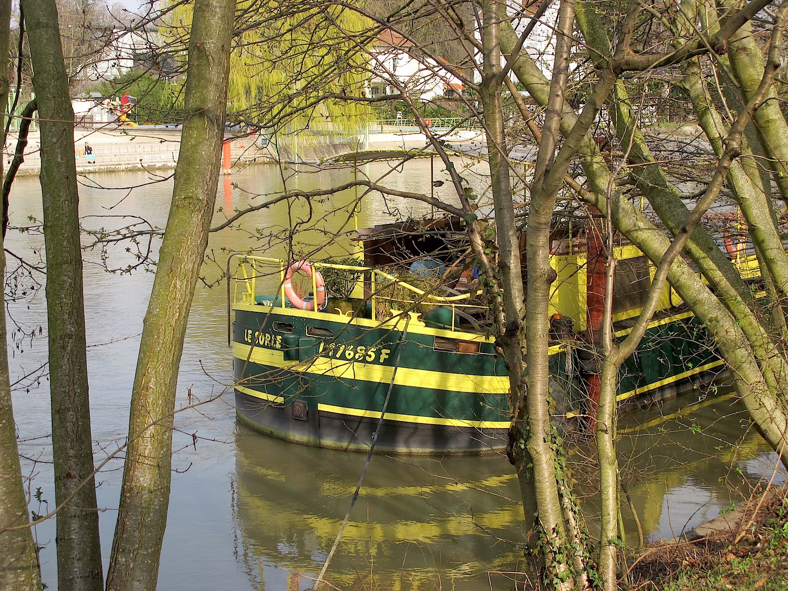 Wallpapers Boats Barges Bords de Marne