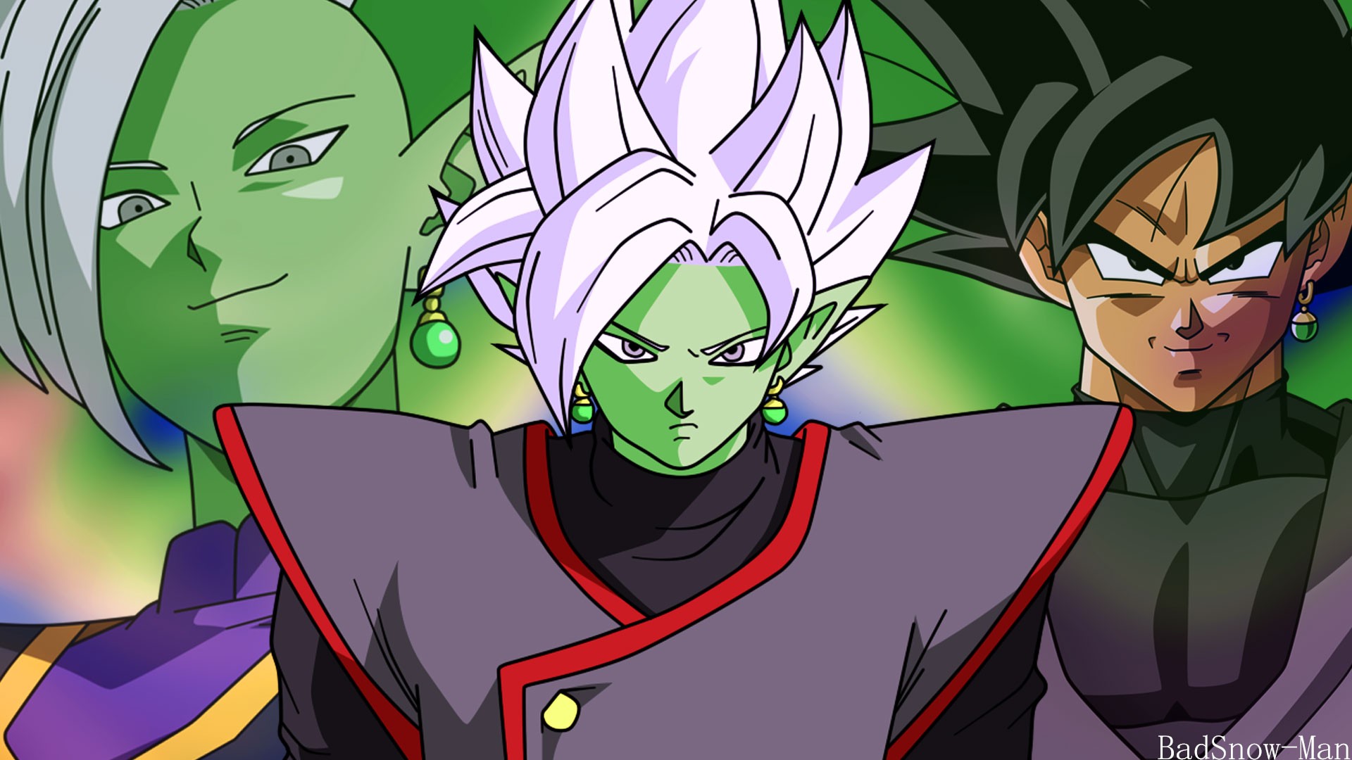 Fonds d'cran Manga Dragon Ball Super Gattai Zamasu 