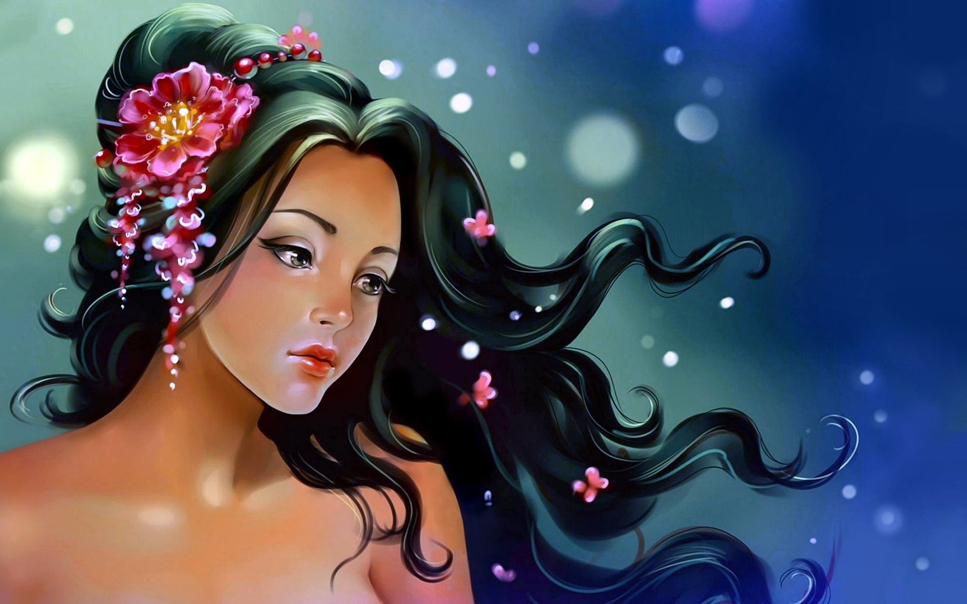 Wallpapers Digital Art Women - Femininity 