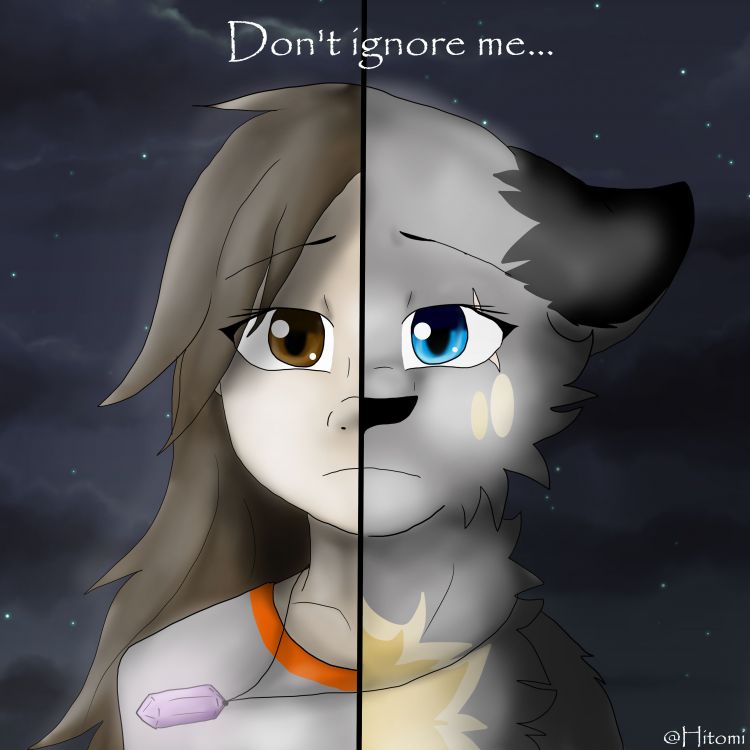 Wallpapers Digital Art Characters Don't ignore me ...