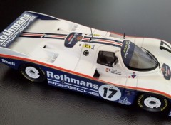  Voitures PORSCHE 962 C - gagnante 24 Heures du Mans 1987