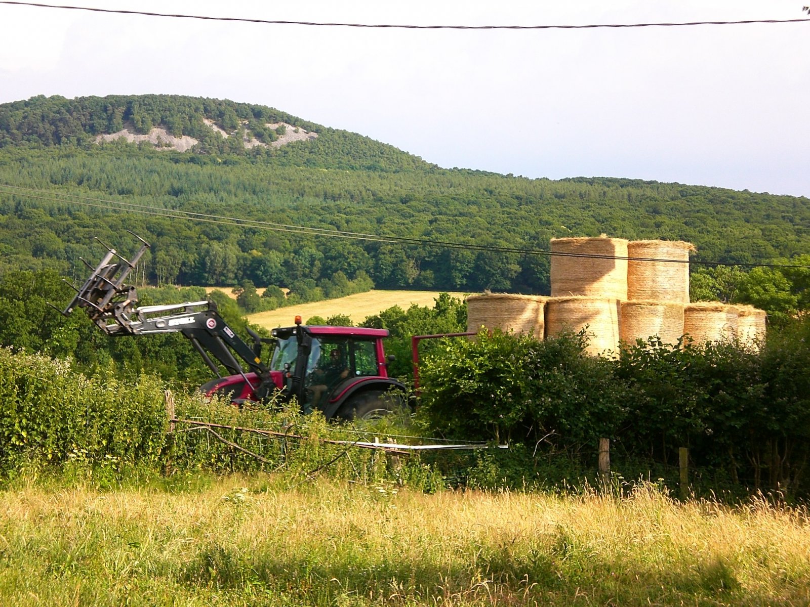 Wallpapers Nature Campaign Transport en tracteur