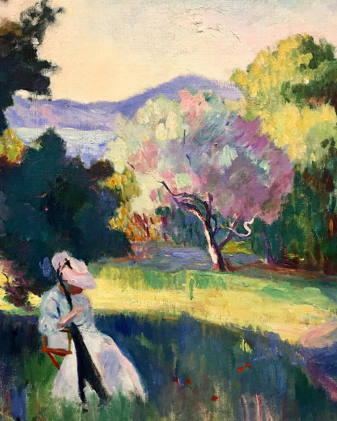 Wallpapers Art - Painting Fauvism Le Pr, villa Demire - 1905 - Henri-Charles Manguin