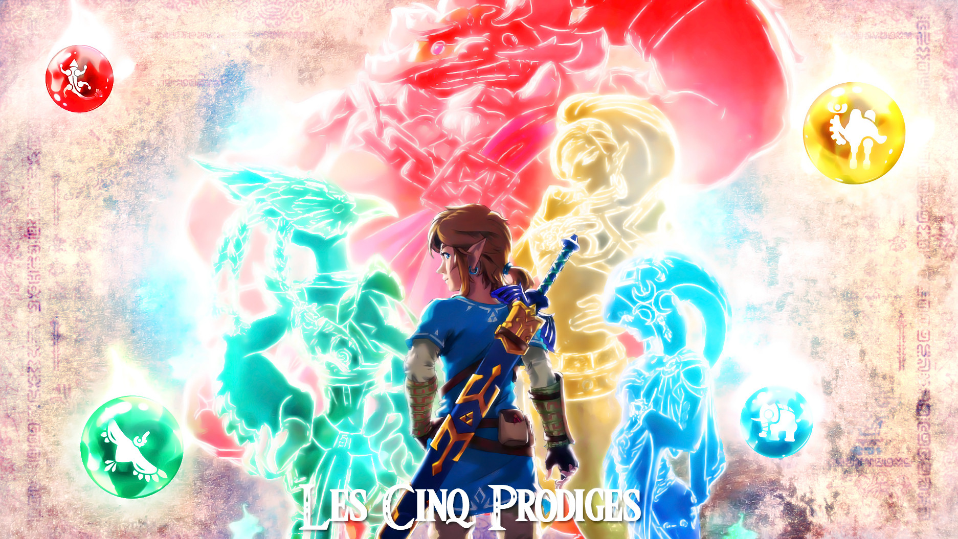 Fonds d'cran Jeux Vido The Legend of Zelda : Breath of the Wild the 5 prodigies