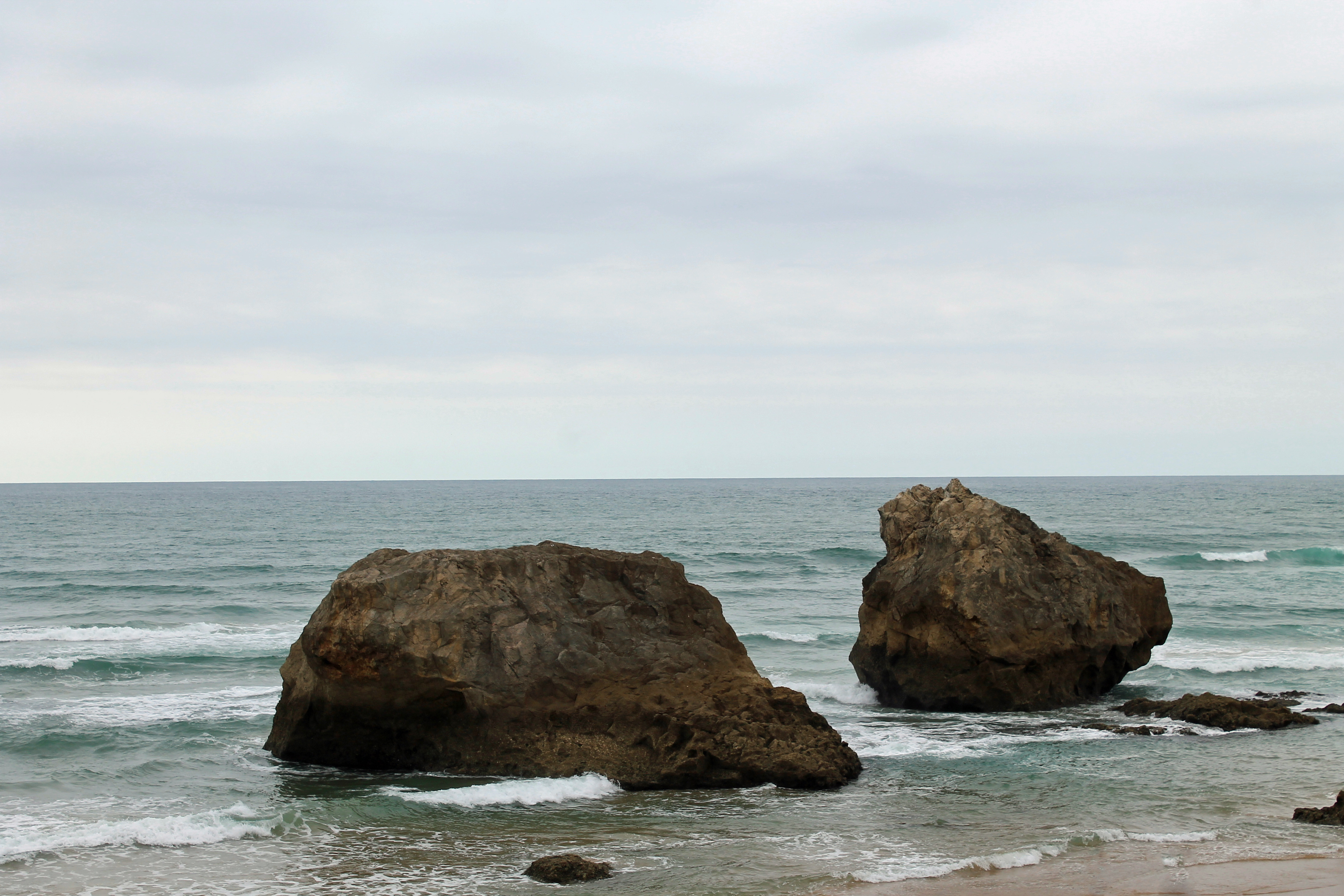 Wallpapers Nature Seas - Oceans - Beaches l'océan à Biarritz