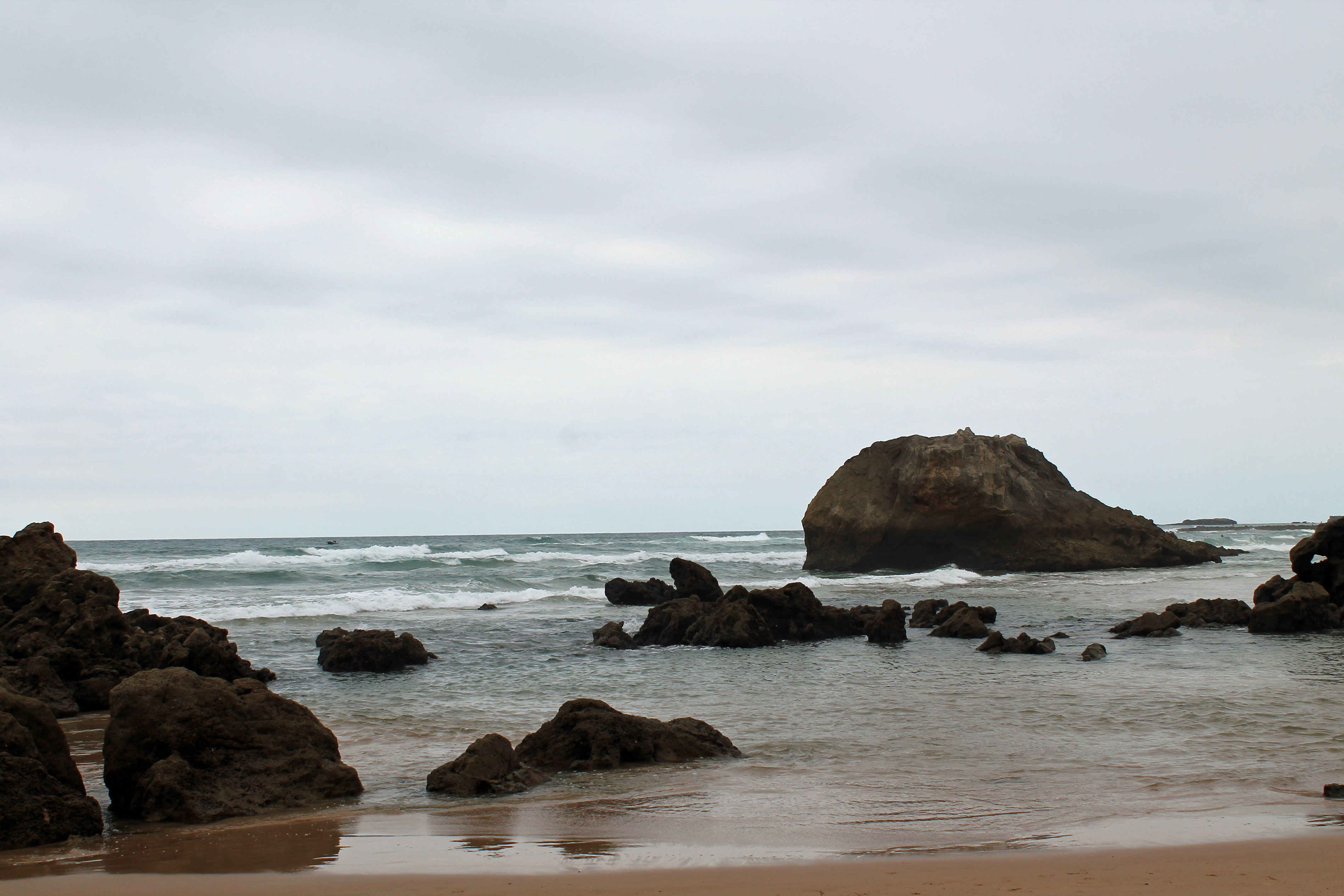 Wallpapers Nature Seas - Oceans - Beaches l'océan à Biarritz