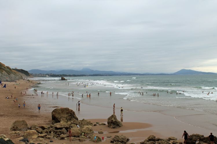 Fonds d'cran Nature Mers - Ocans - Plages l'océan à Biarritz