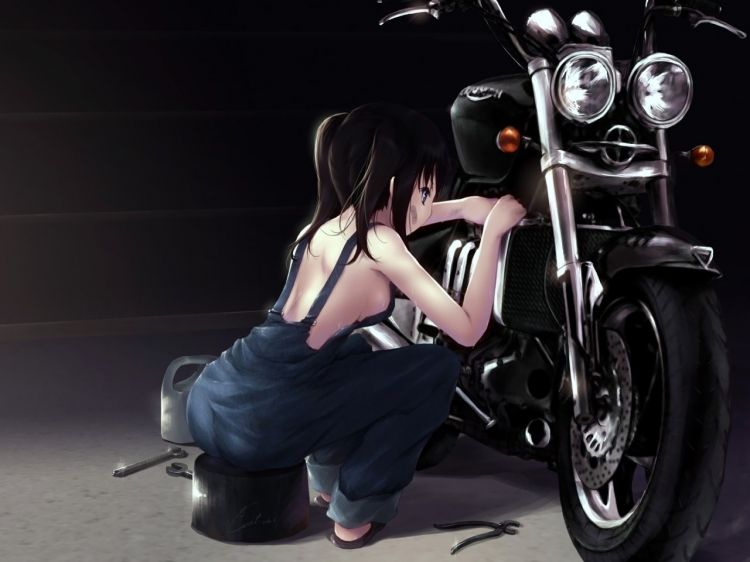 Wallpapers Motorbikes Girls and motorbikes Wallpaper N453679