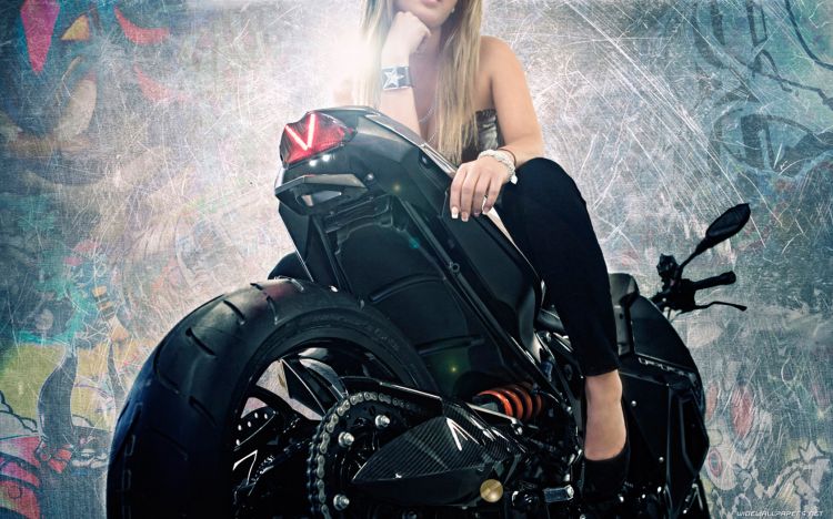 Wallpapers Motorbikes Girls and motorbikes Wallpaper N453523